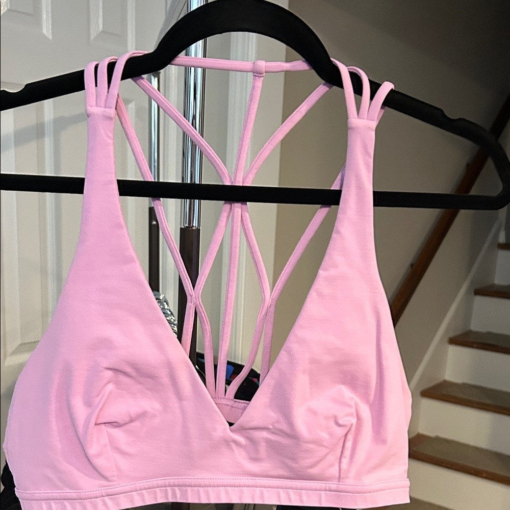 Lululemon EUC SIZE 12 PPink Strappy Women's Bralette